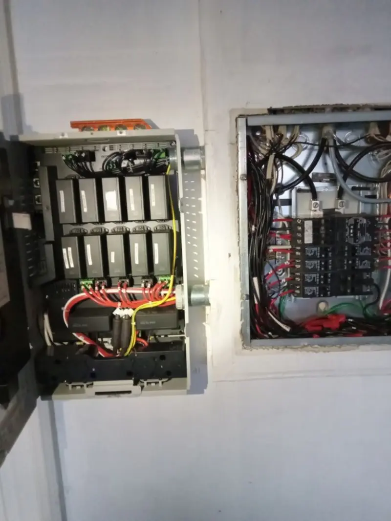 Electrical panel upgrade completed for Carbon Monoxide Detector Installation in Duncan